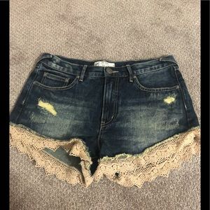 free people size 26 jean shorts!